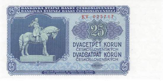 25 Korun p.84b KV 1953